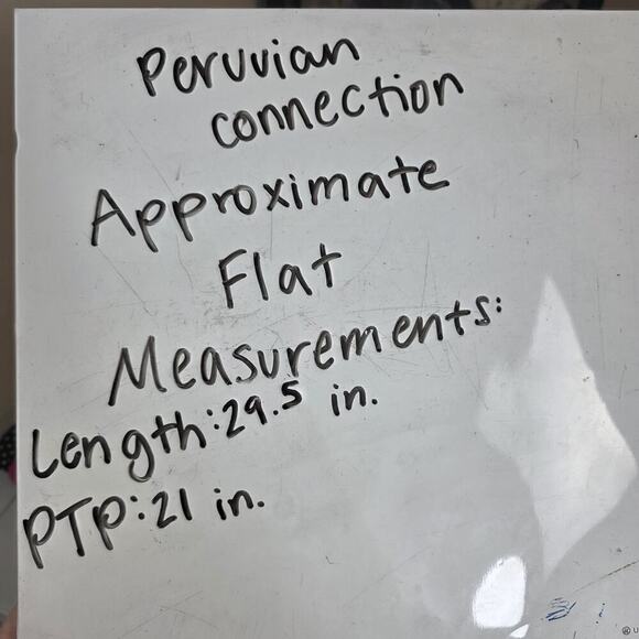 Peruvian Connection Orange 100% Pima Cotton Lightweight Minimalist Tank Top XL - Picture 5 of 5